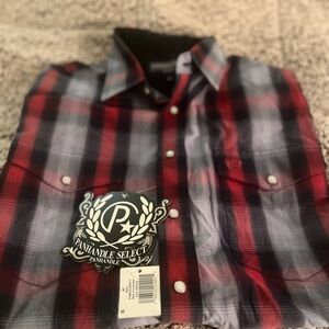 Panhandle Mens Western shirt.  NWT mens medium